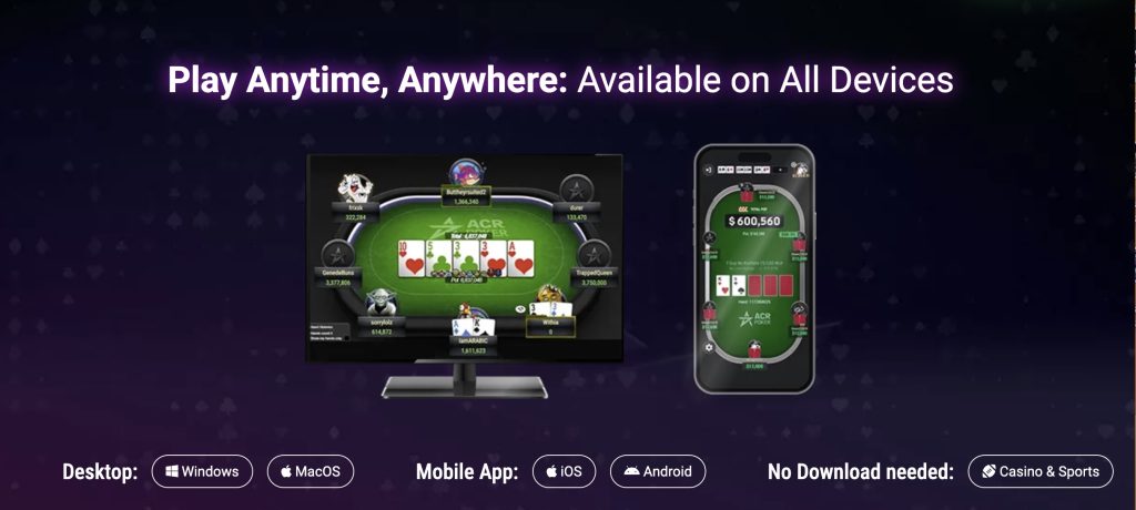 ACR Americas Card Room Mobile Poker App
