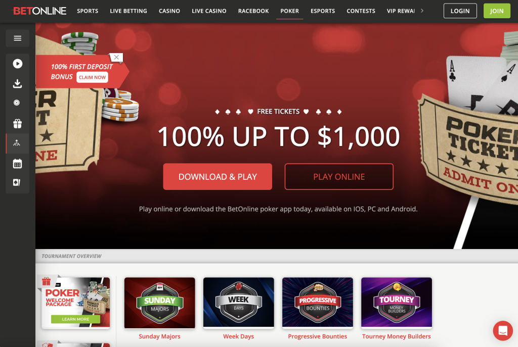 BetOnline Poker Online